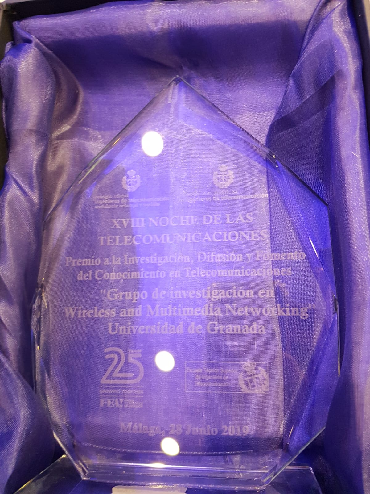 Premio a la Investigación, Difusión y Fomento del Conocimiento en Telecomunicaciones